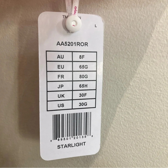 FREYA Sz 30G(34C equivalent) Starlight Lacy Polka Dot Underwire Balcony Bra NEW - Picture 5 of 9